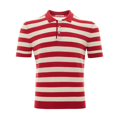 Gran Sasso Elegant Cotton Polo Shirt in Vibrant Red Gran Sasso