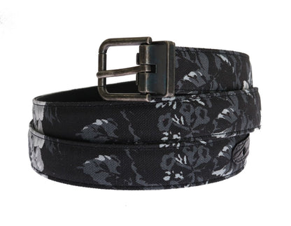 Dolce & Gabbana Elegant Floral Patterned Men's Luxury Belt Dolce & Gabbana