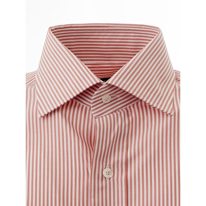 Tom Ford Elegant Pink Cotton Shirt for Men Tom Ford