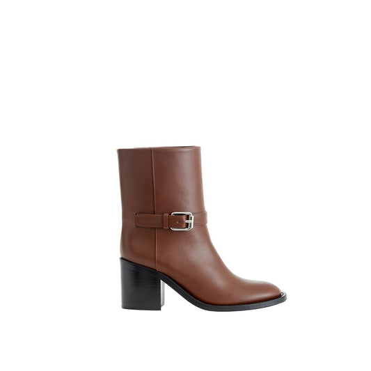 Burberry Brown Leather Boot Burberry