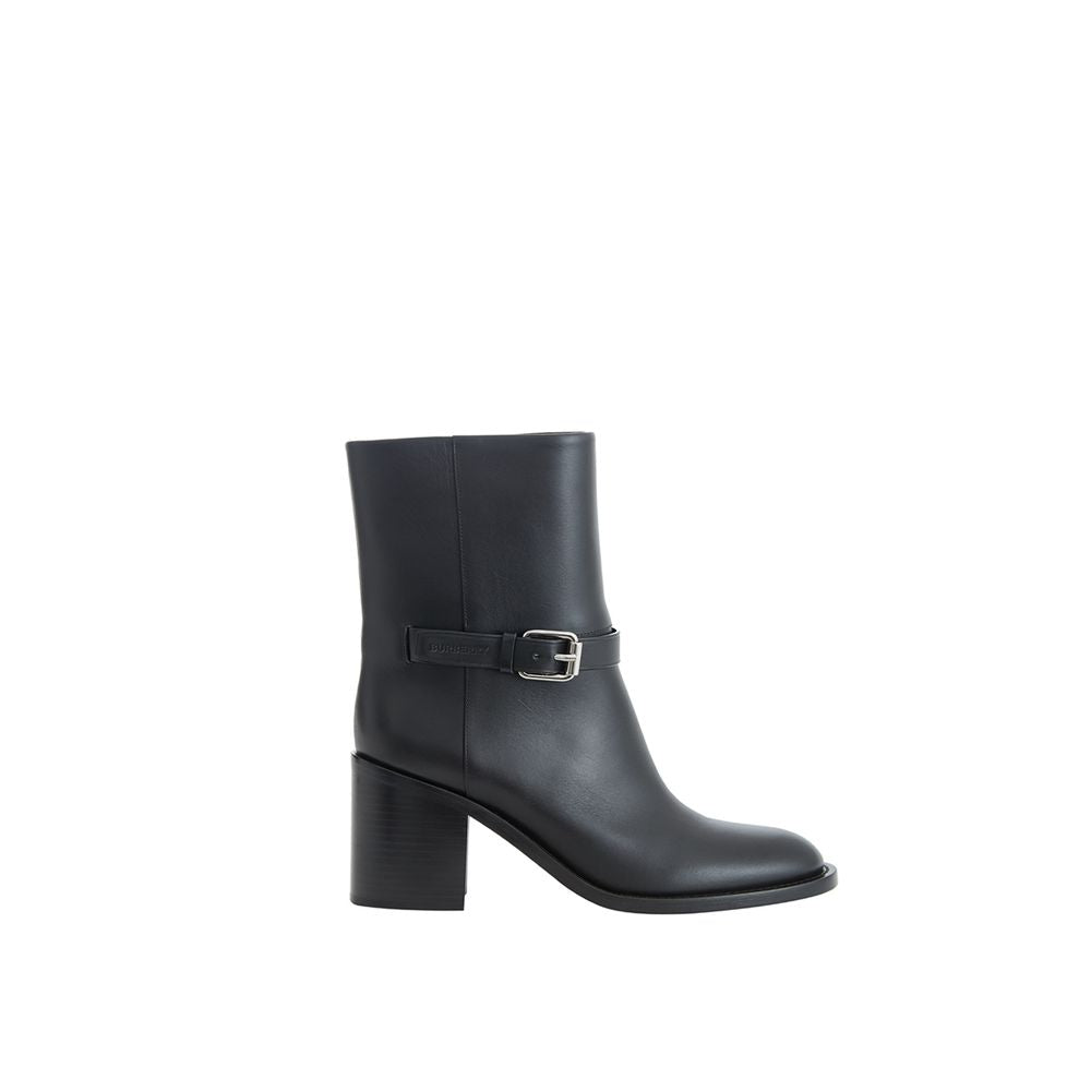 Burberry Black Leather Boot Burberry