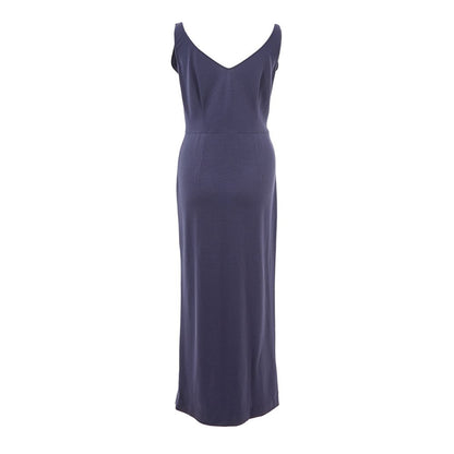 Lardini Blue Viscose Dress Lardini