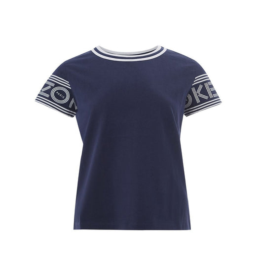 Kenzo Blue Cotton Tops & T-Shirt Kenzo