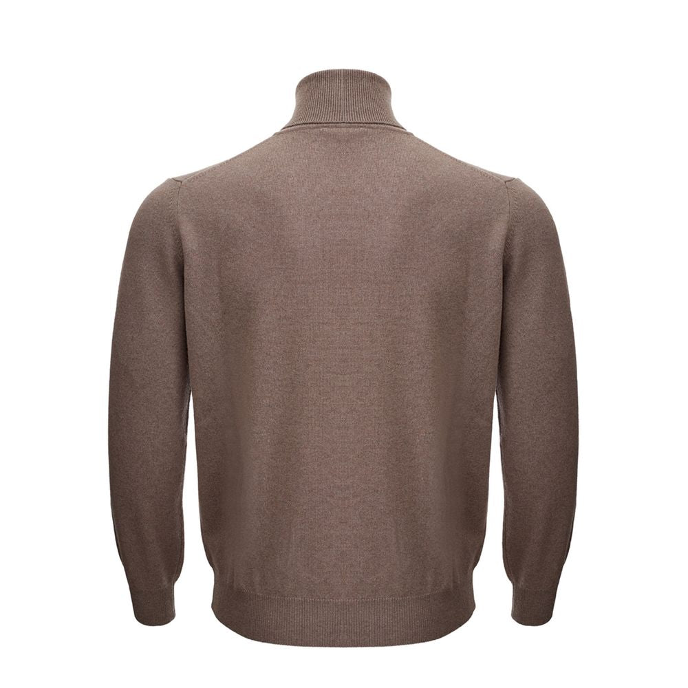 KANGRA Brown Wool Sweater KANGRA