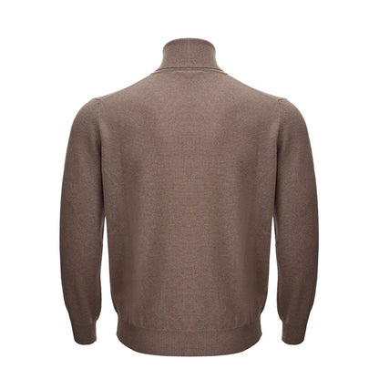 KANGRA Brown Wool Sweater KANGRA