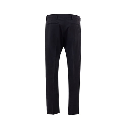 Valentino Black Wool Jeans & Pant Valentino