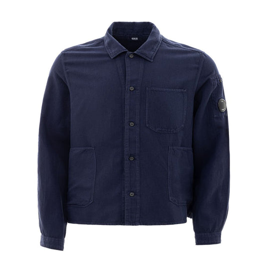 C.P. Company Blue Cotton Shirt C.P. Company