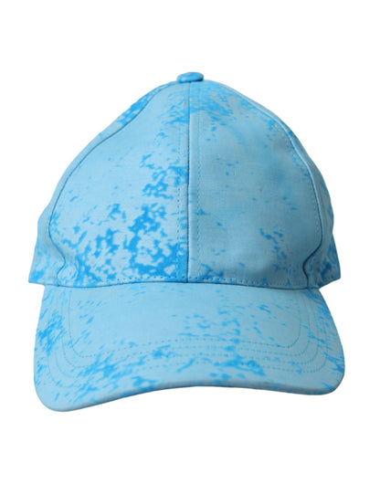 Dolce & Gabbana Light Blue Color Splash Baseball Hat Men Dolce & Gabbana