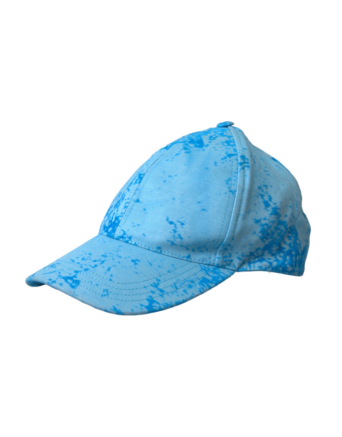 Dolce & Gabbana Light Blue Color Splash Baseball Hat Men Dolce & Gabbana