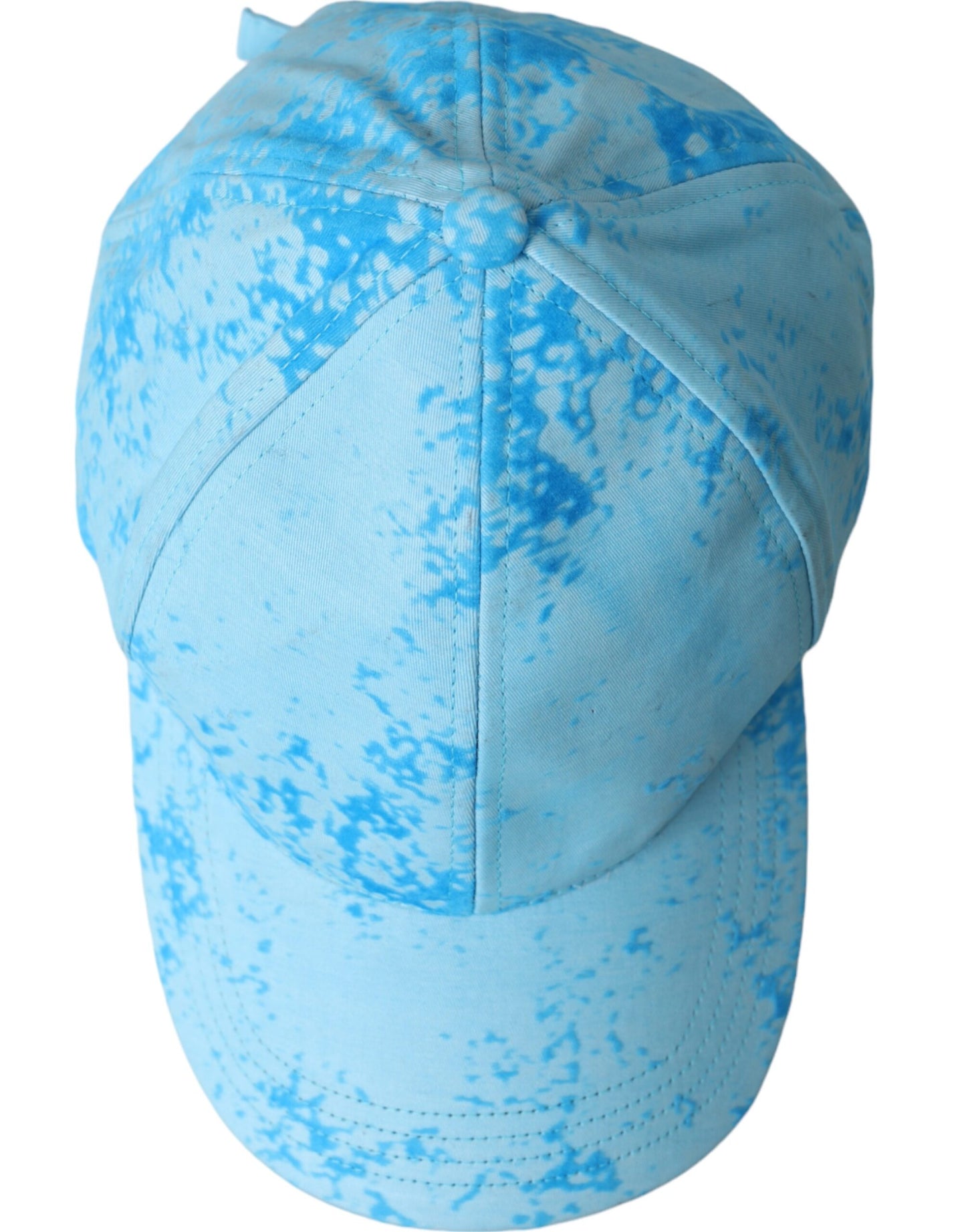 Dolce & Gabbana Light Blue Color Splash Baseball Hat Men Dolce & Gabbana