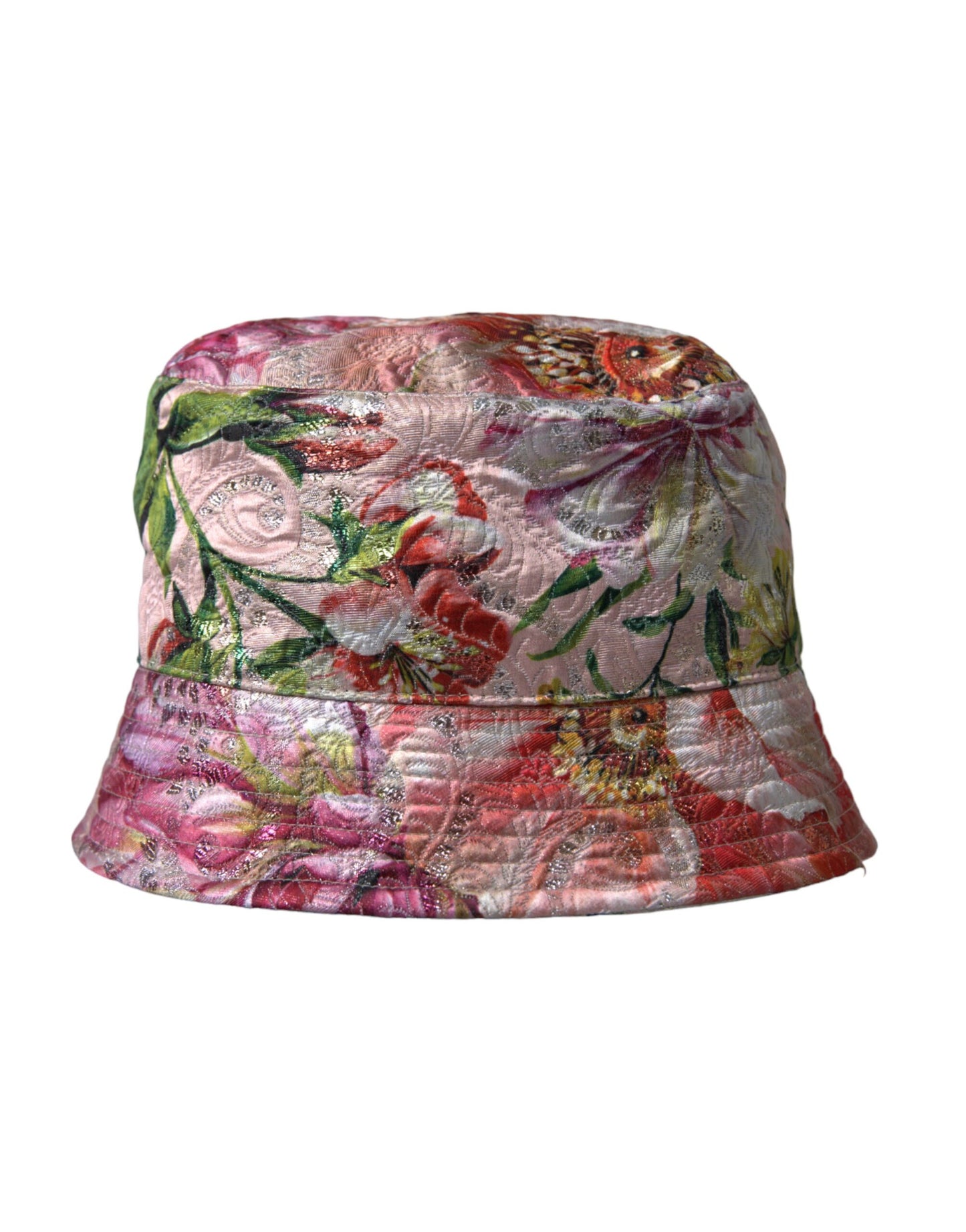 Dolce & Gabbana Multicolor Floral Jacquard Bucket Hat Men Dolce & Gabbana