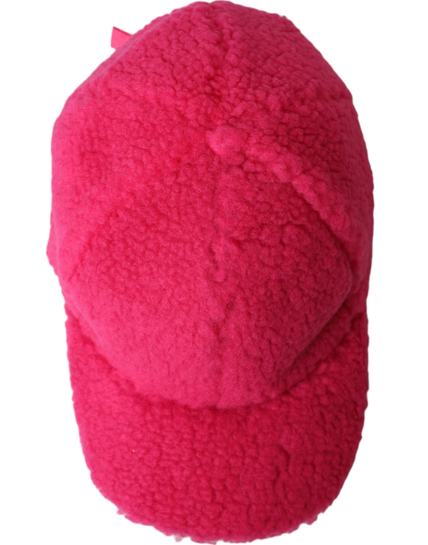 Dolce & Gabbana Pink Fleece Plush Baseball Hat Men Dolce & Gabbana