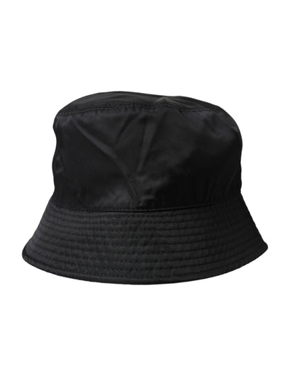 Dolce & Gabbana Black Wide Brim Cap Bucket Hat Men Dolce & Gabbana