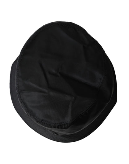 Dolce & Gabbana Black Wide Brim Cap Bucket Hat Men Dolce & Gabbana