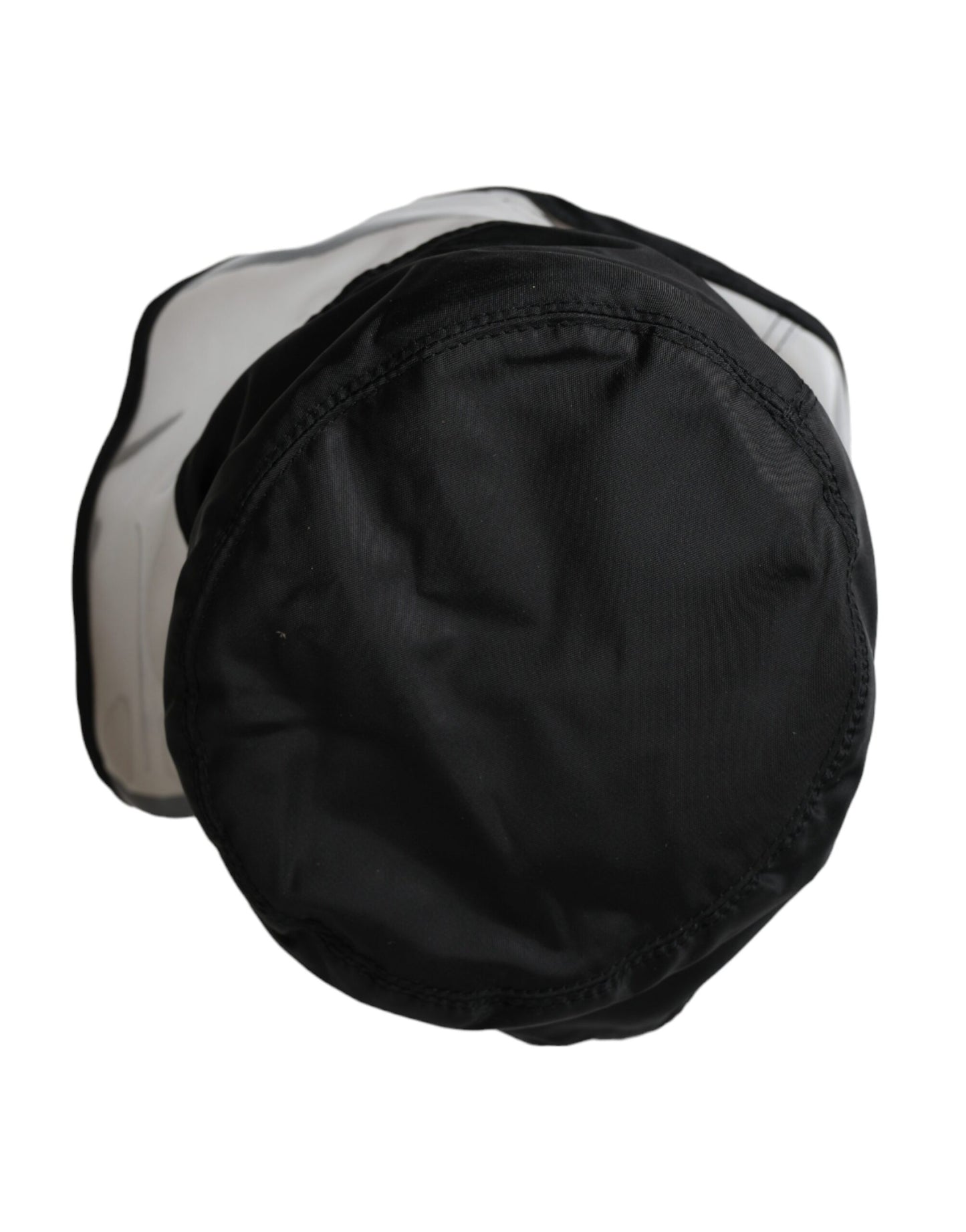 Dolce & Gabbana Black Polyester Plastic Bucket Hat Men Dolce & Gabbana