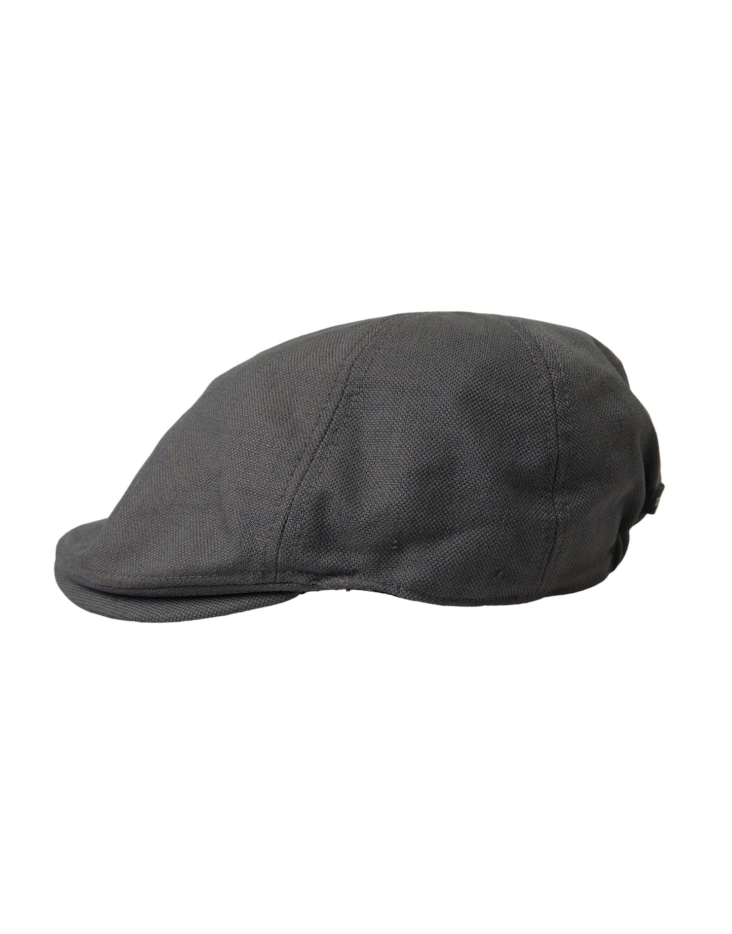 Dolce & Gabbana Dark Gray Nylon Cloth Newsboy Hat Men Dolce & Gabbana