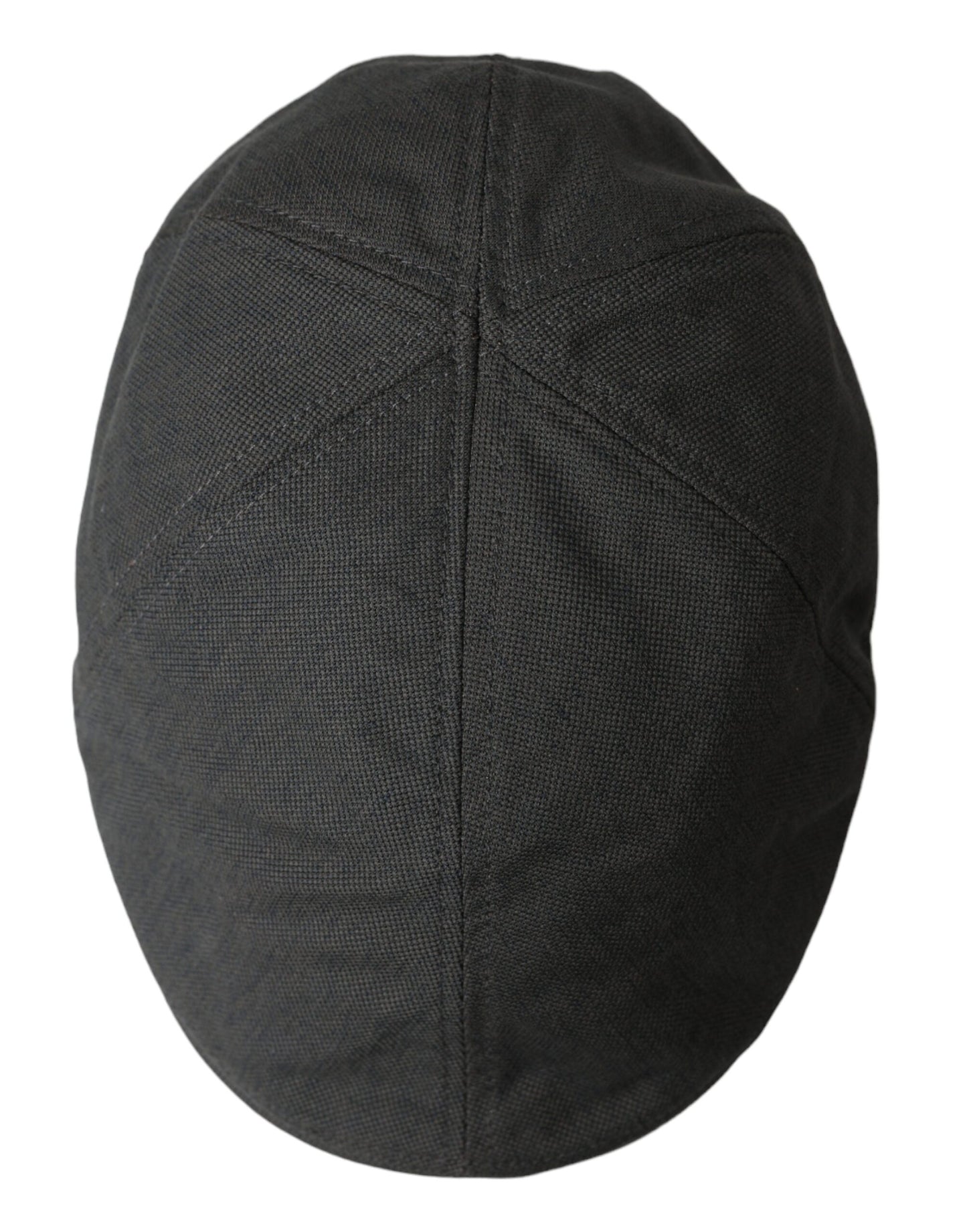 Dolce & Gabbana Dark Gray Nylon Cloth Newsboy Hat Men Dolce & Gabbana