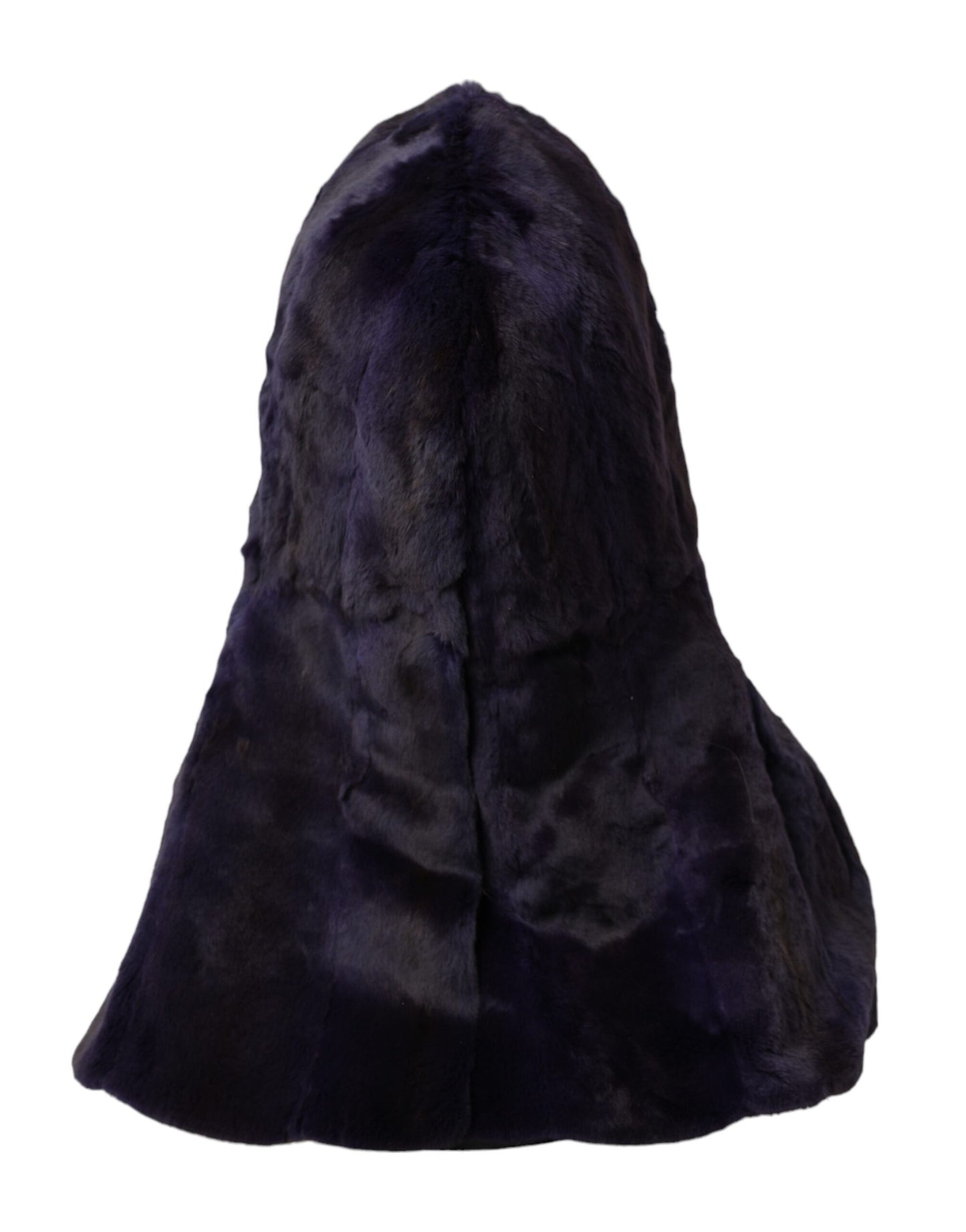 Dolce & Gabbana Black Weasel Fur Whole Head Wrap Hat Dolce & Gabbana