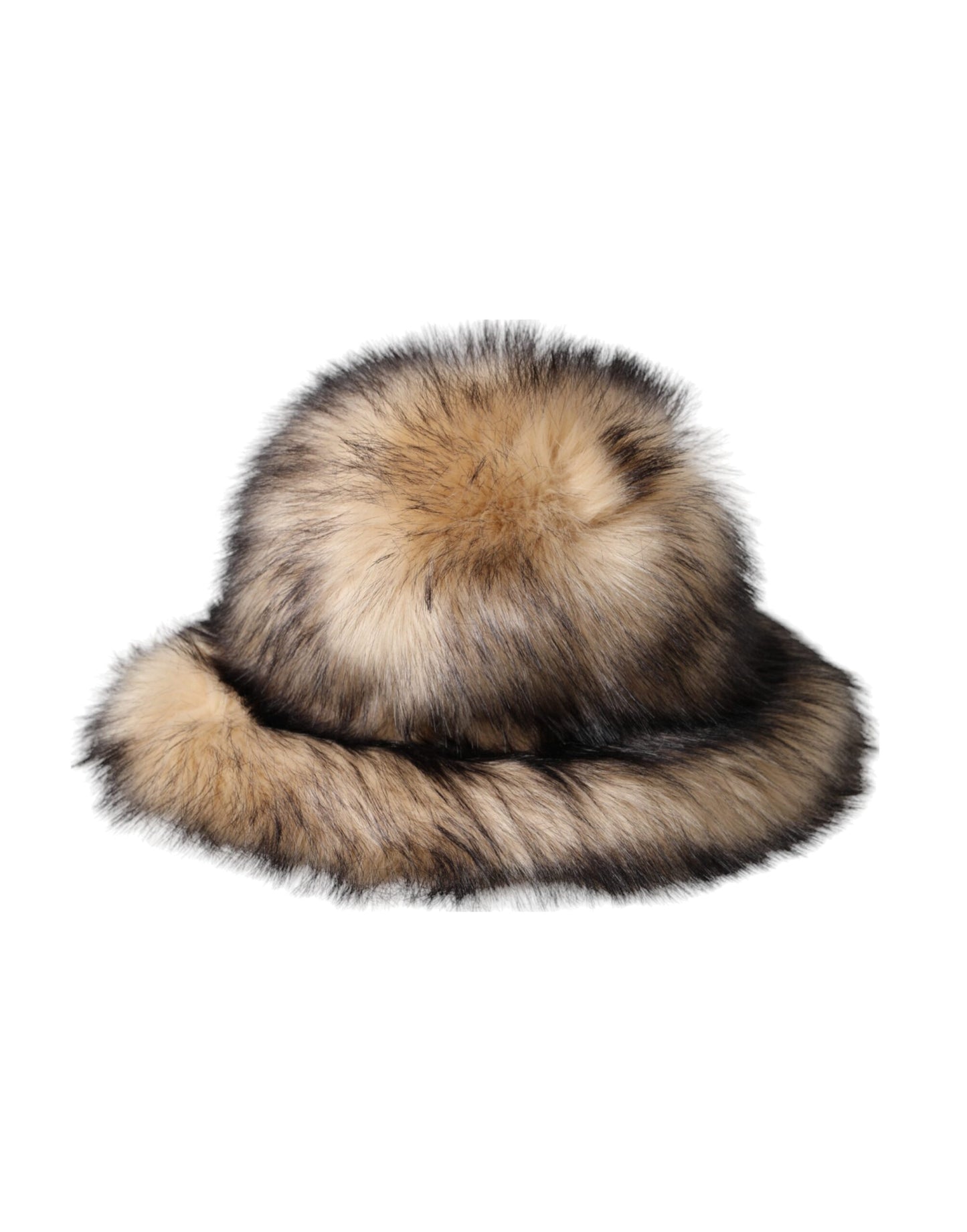 Dolce & Gabbana Brown Faux Fur Modacrylic Fedora Hat Dolce & Gabbana