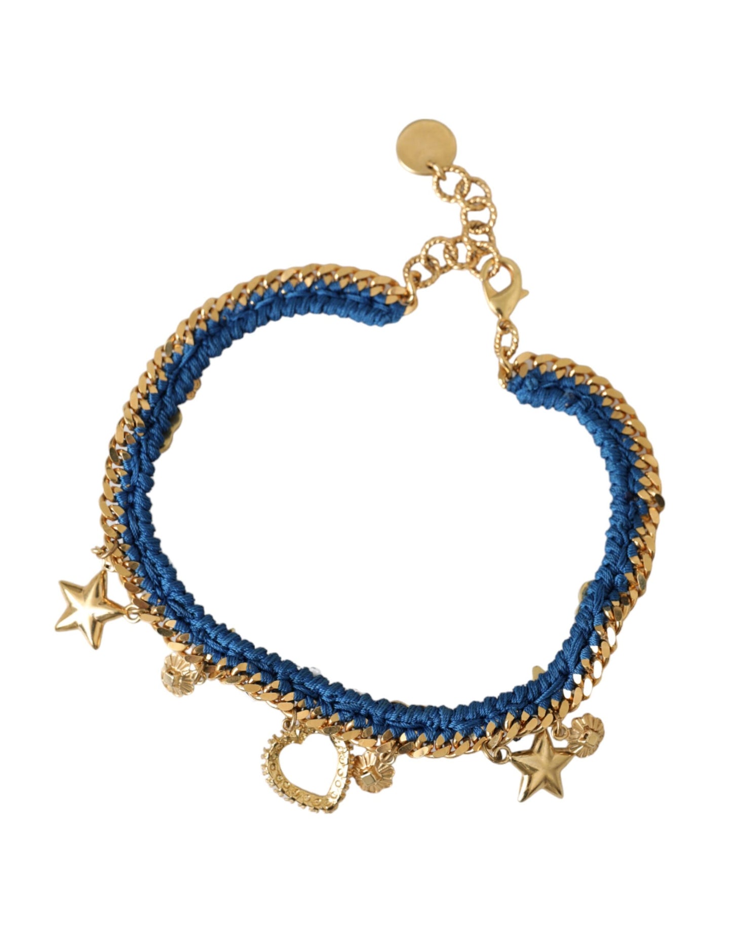 Dolce & Gabbana Gold Tone Brass Chain Iam The Star Bracelet Dolce & Gabbana