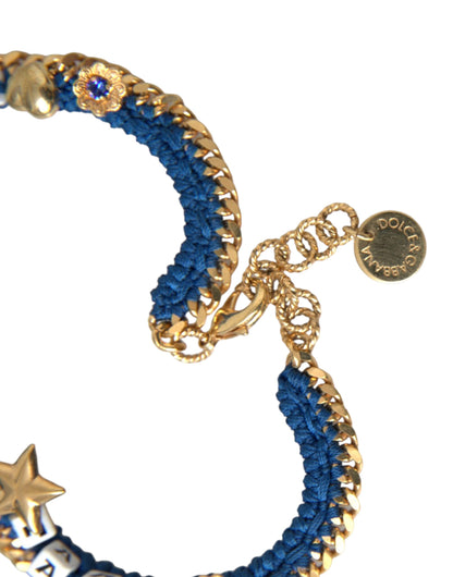 Dolce & Gabbana Gold Tone Brass Chain Iam The Star Bracelet Dolce & Gabbana