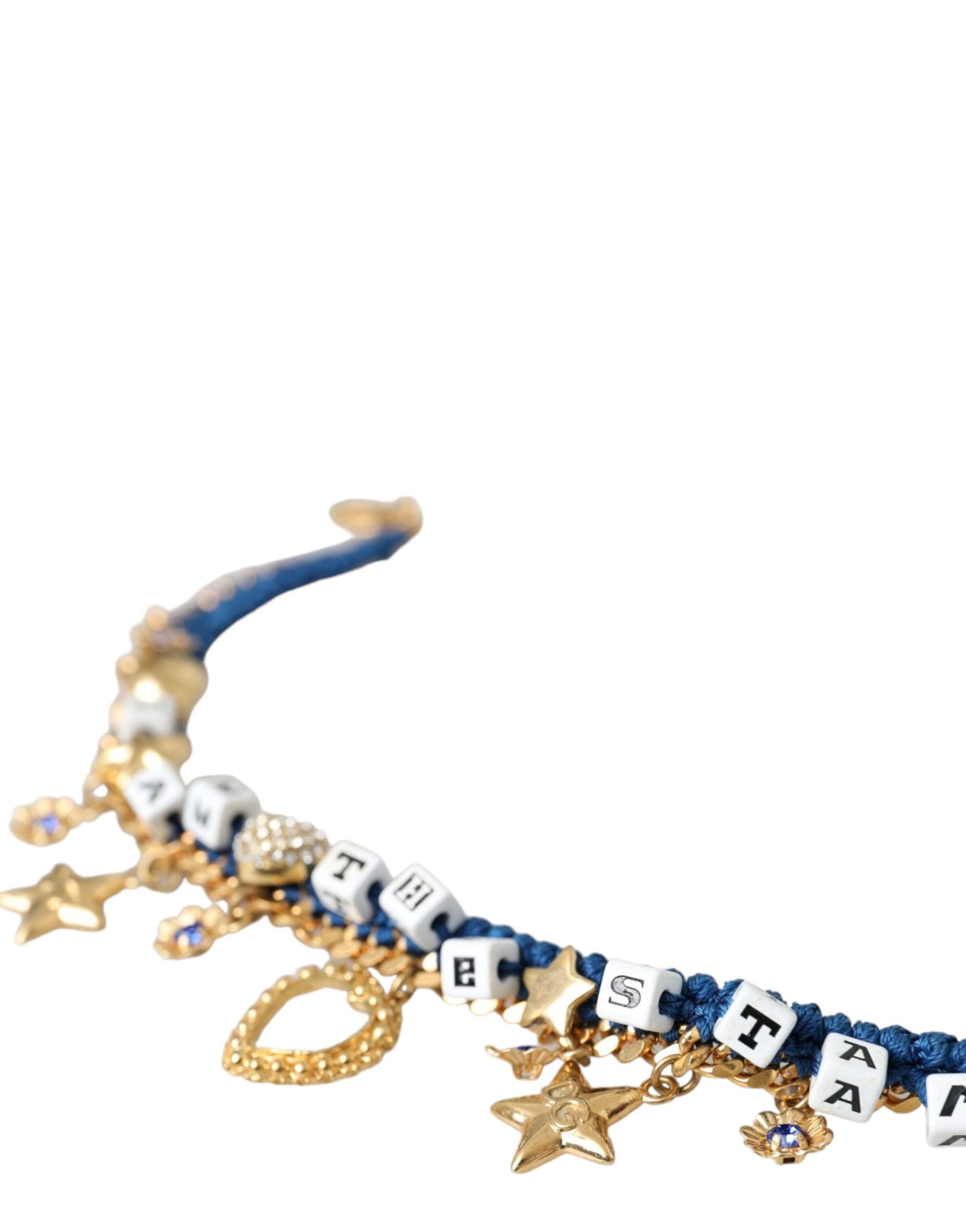 Dolce & Gabbana Gold Tone Brass Chain Iam The Star Bracelet Dolce & Gabbana