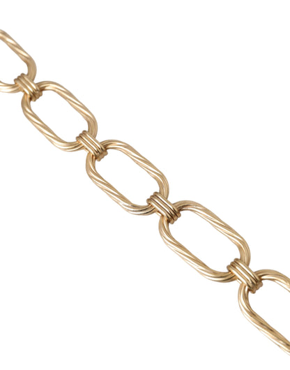 Dolce & Gabbana Gold Tone Brass Large Link Chain Jewelry Necklace Dolce & Gabbana