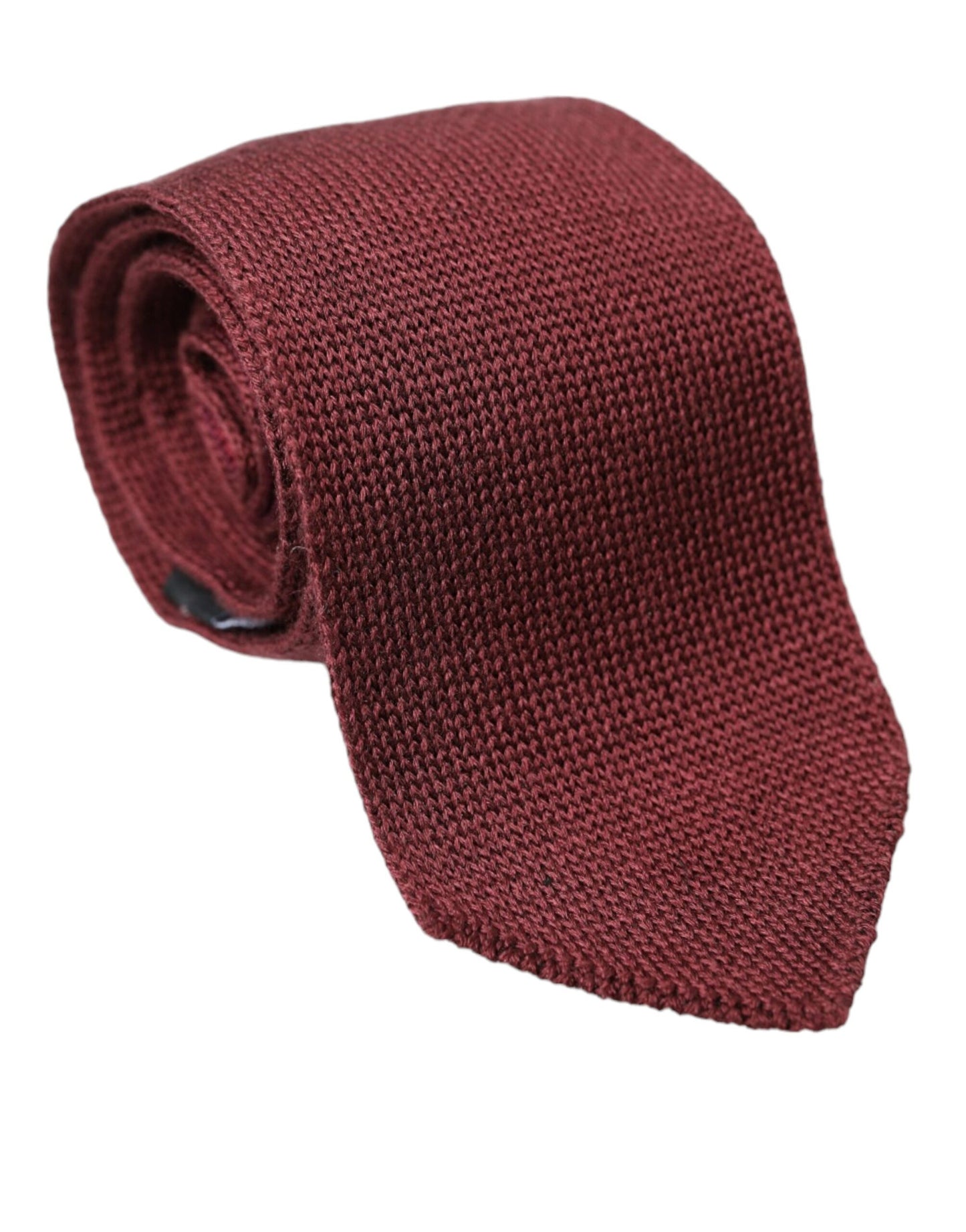 Dolce & Gabbana Bordeaux 100% Silk Patterned Classic Men Tie Dolce & Gabbana