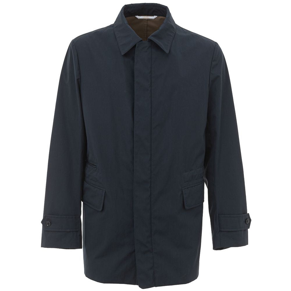 Brioni Blue Cotton Jacket Brioni