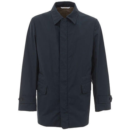 Brioni Blue Cotton Jacket Brioni