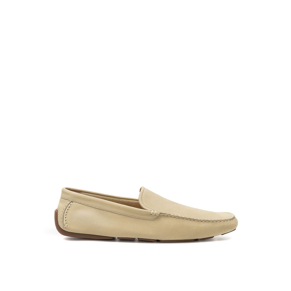 Bally Beige Leather Loafer Bally