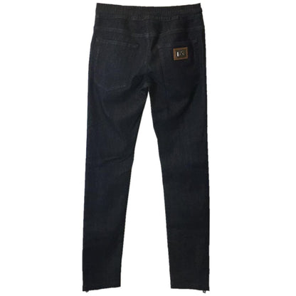 Dolce & Gabbana Blue Cotton Jeans & Pant Dolce & Gabbana