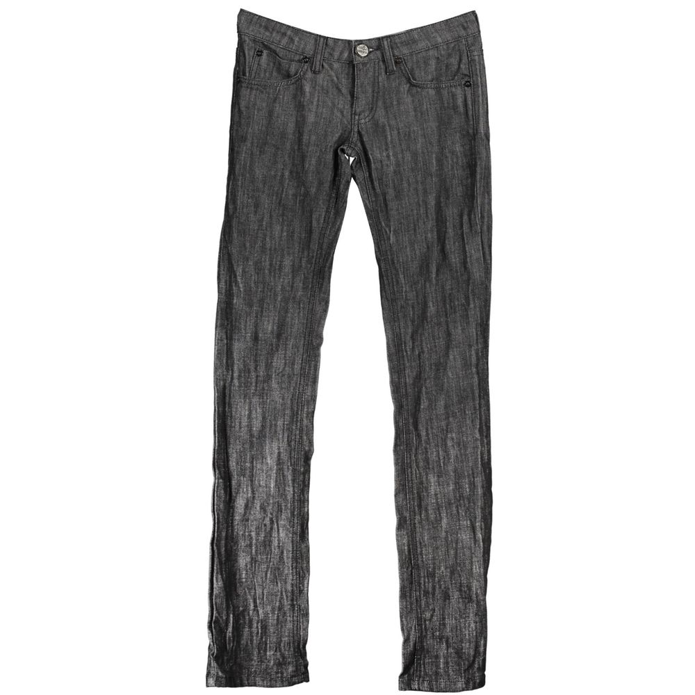 Phard Black Cotton Jeans & Pant Phard