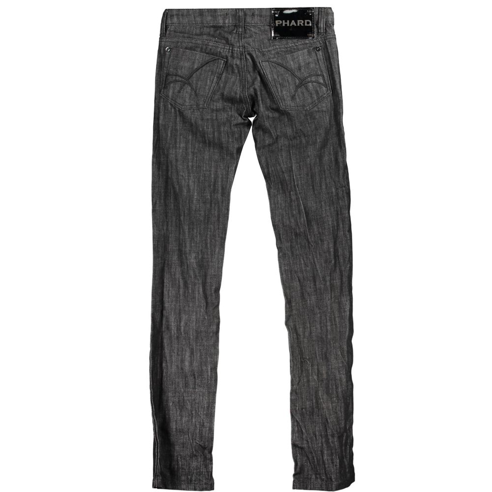 Phard Black Cotton Jeans & Pant Phard