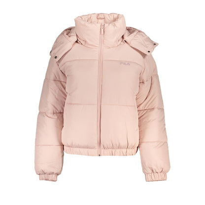 Fila Pink Polyester Jackets & Coat Fila