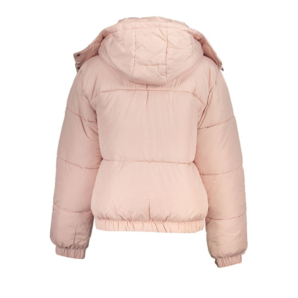 Fila Pink Polyester Jackets & Coat Fila