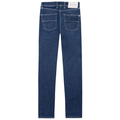 Tramarossa Blue Cotton Jeans & Pant Tramarossa