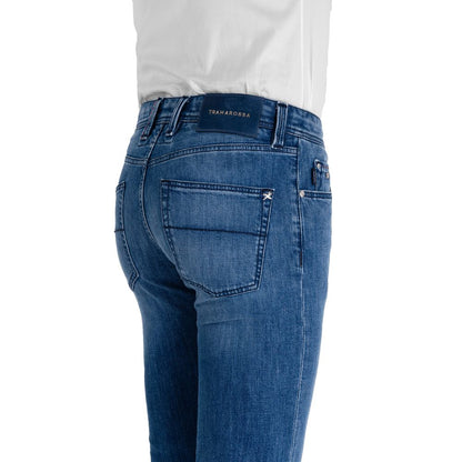 Tramarossa Blue Cotton Jeans & Pant Tramarossa