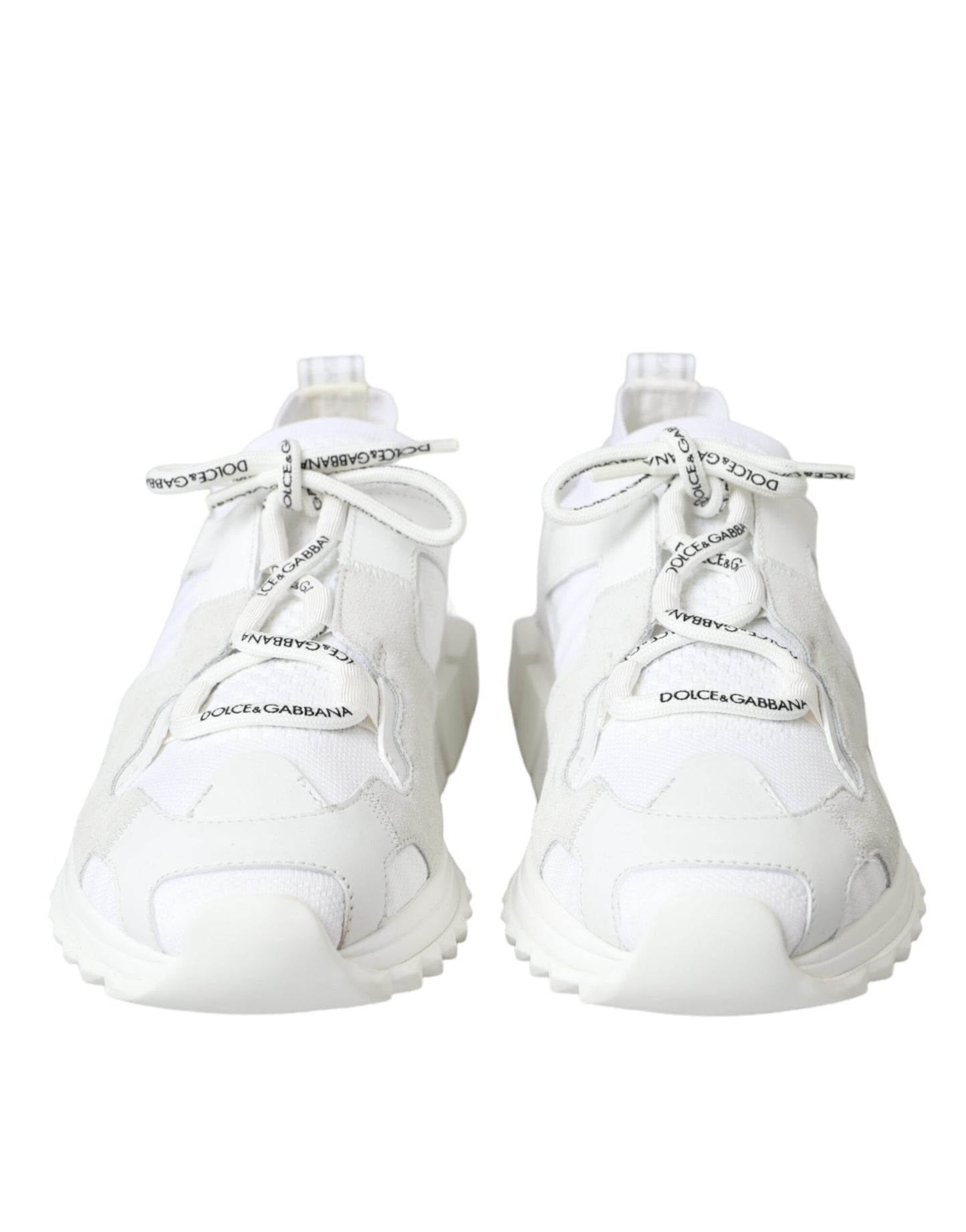 Dolce & Gabbana White Mesh Sorrento Trekking Sneakers Men Shoes Dolce & Gabbana