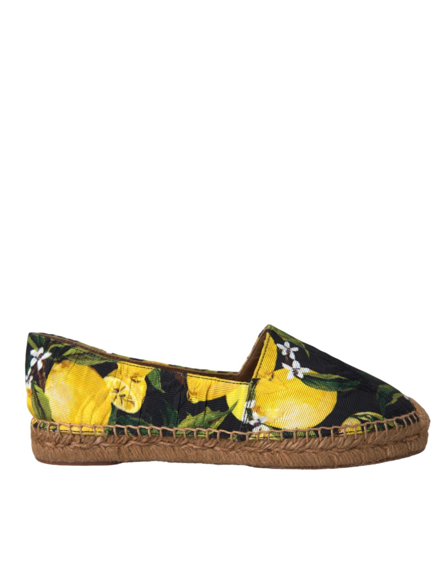 Dolce & Gabbana Multicolor Lemon Slip On Espadrilles Shoes Dolce & Gabbana