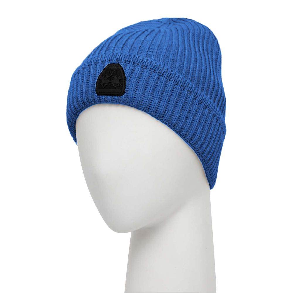 La Martina Light Blue Polyester Hats & Cap La Martina