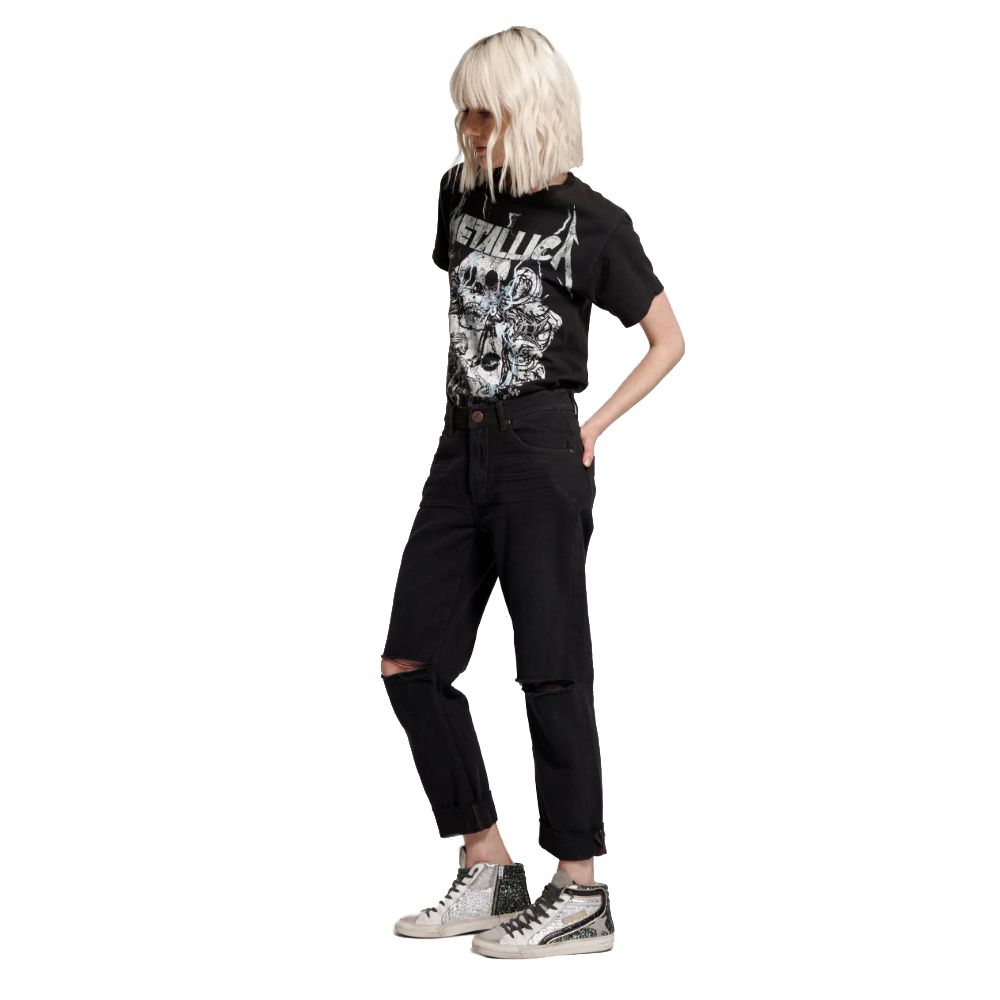 One Teaspoon Black Cotton Jeans & Pant One Teaspoon