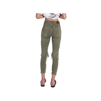 One Teaspoon Green Cotton Jeans & Pant One Teaspoon