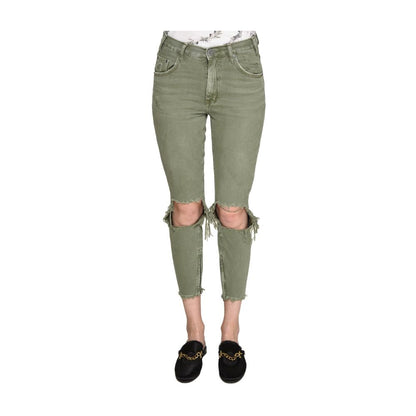 One Teaspoon Green Cotton Jeans & Pant One Teaspoon