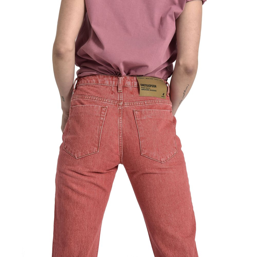 One Teaspoon Red Cotton Jeans & Pant One Teaspoon