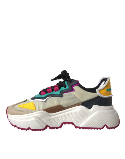 Dolce & Gabbana Multicolor DAYMASTER Low Top Sneakers Women Shoes Dolce & Gabbana