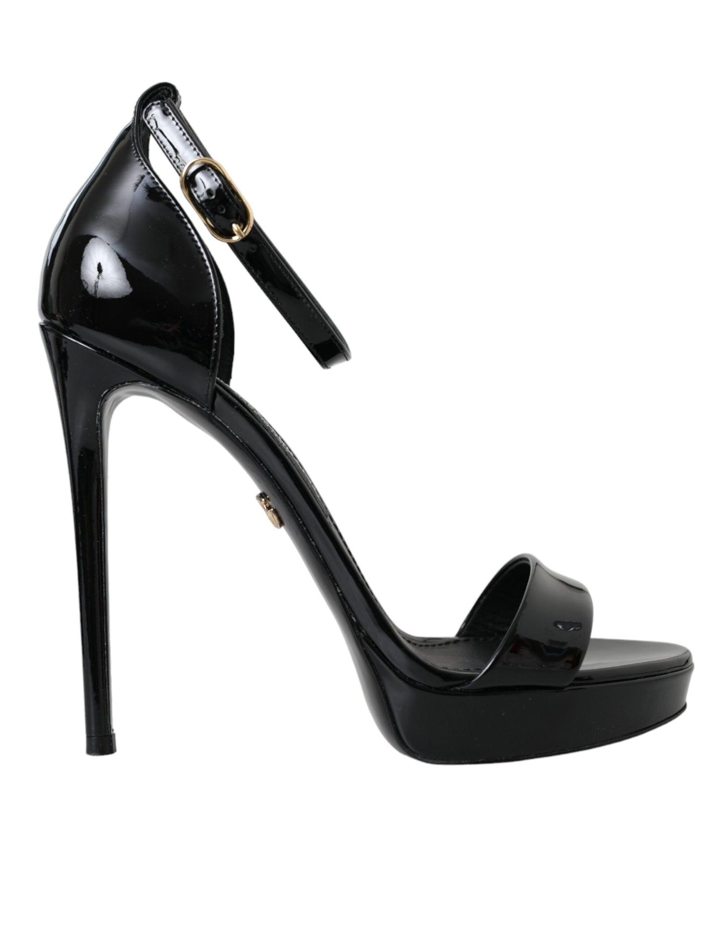 Dolce & Gabbana Black KEIRA Leather Heels Sandals Shoes Dolce & Gabbana