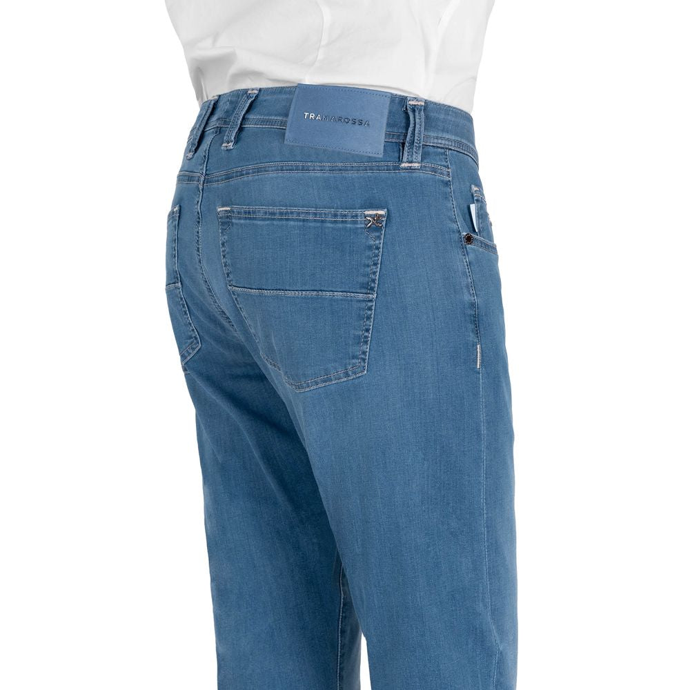 Tramarossa Light Blue Cotton Jeans & Pant Tramarossa