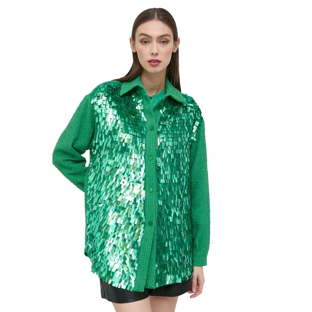 PINKO Green Cotton Shirt PINKO