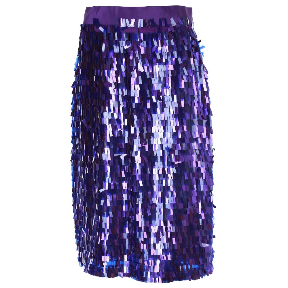 PINKO Purple Polyester Skirt PINKO